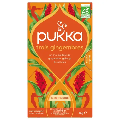 20 Infusion - Trois Gingembres - Pukka photo du produit