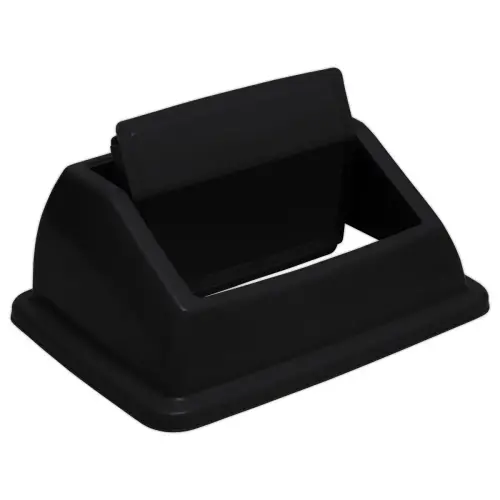 Couvercle basculant pour collecteurs "recyclable" en 60L et 80L - Noir photo du produit