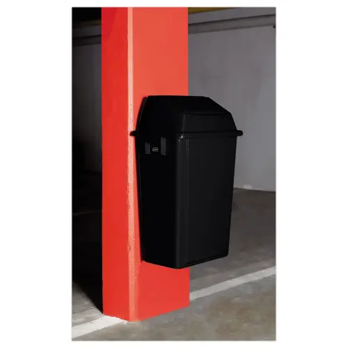 Couvercle basculant pour collecteurs "recyclable" en 60L et 80L - Noir photo du produit