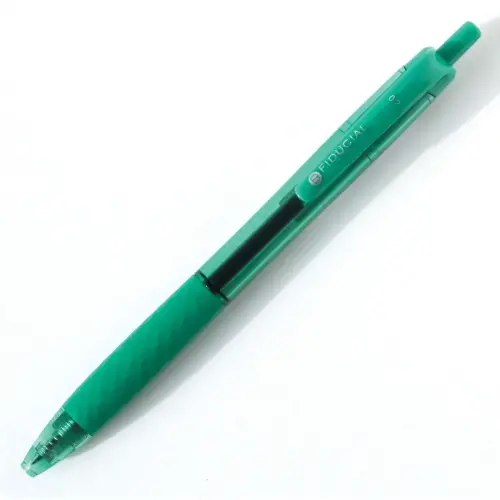 Stylo bille r&eacute;tractable - Avec grip - Ecriture moyenne - Vert - Fiducial photo du produit