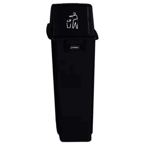 Collecteur "recyclage" - 80L - Noir photo du produit