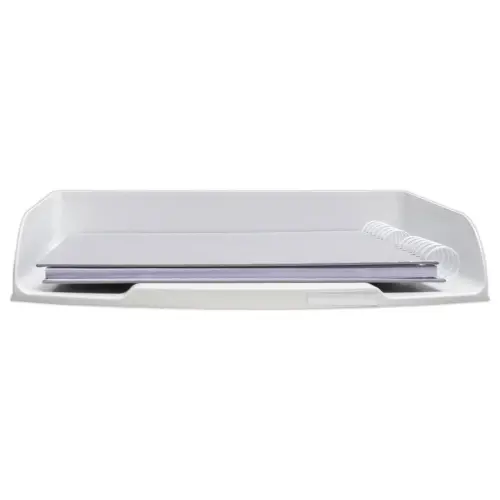Corbeille à courrier horizontale Autentik - Blanc - Exacompta photo du produit