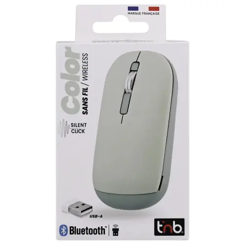 Souris sans fil Color - Vert - T'NB photo du produit