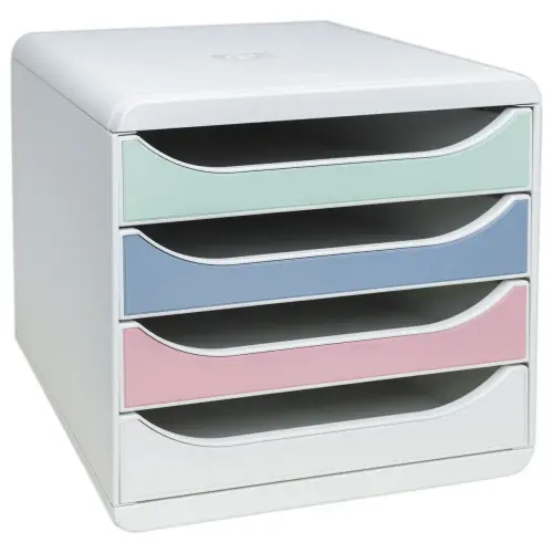 Module de classement Big Box - 4 tiroirs - Exacompta photo du produit