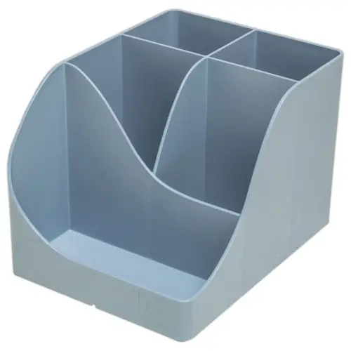 Pot à crayons Autentik - Bleu gris - Exacompta photo du produit