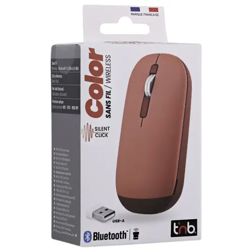 Souris sans fil Color - Rouge - T'NB photo du produit
