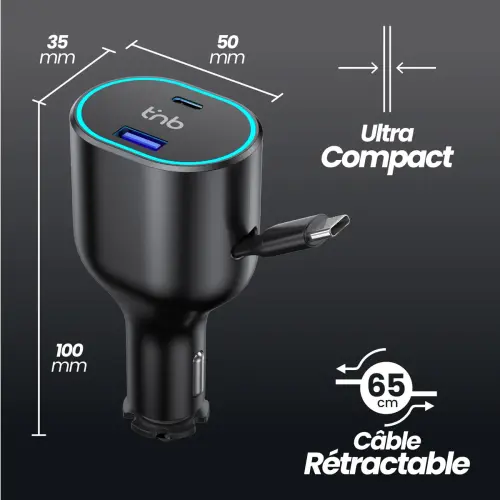 Chargeur allume cigare - T'NB photo du produit