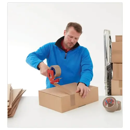 Rouleau d'adhésif d'emballage Havane - 100 m x 5 cm - TESA photo du produit