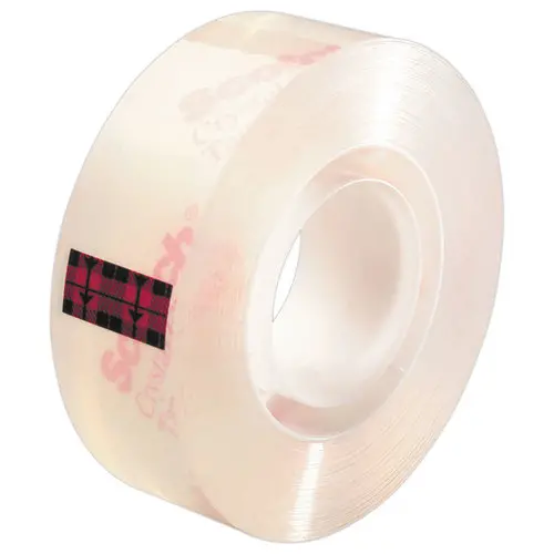 Rouleau d'adhésif transparent SCOTCH Crystal 600 - 33 m x 19 mm photo du produit