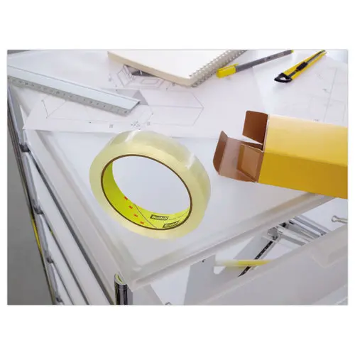 Rouleau d'adhésif double face - 33 m x 19 mm - 3M SCOTCH photo du produit