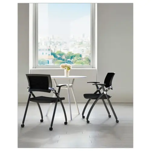 Chaise résille pliable et encastrable - Montée photo du produit