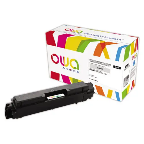 Toner éq. KYOCERA TK-580 K - Noir - OWA photo du produit