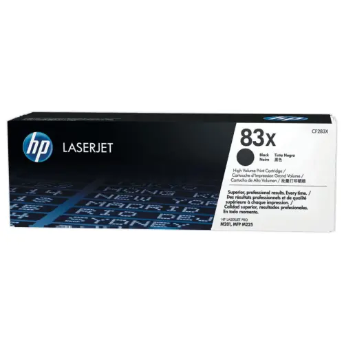 HP 83X CF283X toner noir Grande capacité photo du produit