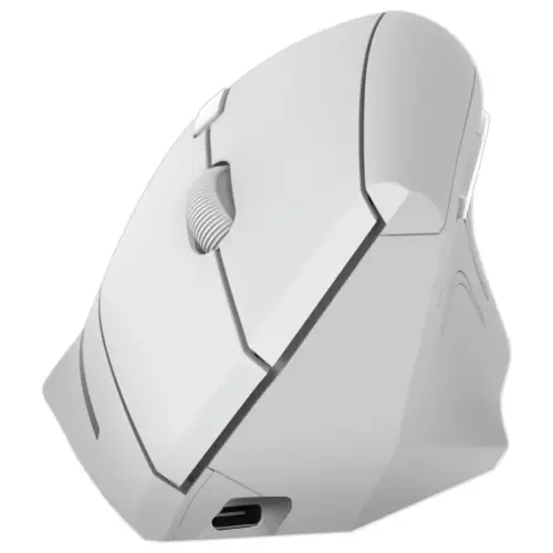 Souris ERGO sans fil - Verticale - Rechargeable - Blanc - T'NB photo du produit