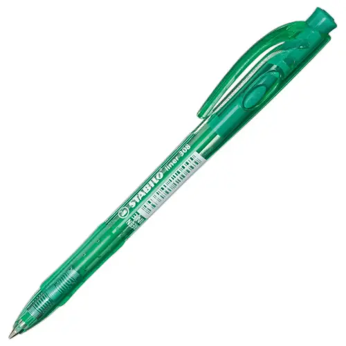 Stylo bille liner - Vert - Stabilo photo du produit