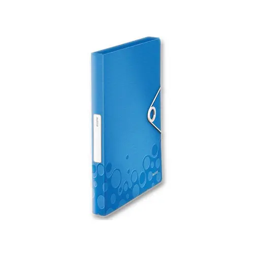 Boîte de classement plastique WOW - Bleu - LEITZ photo du produit