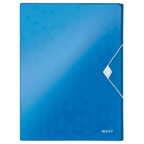 Boîte de classement plastique WOW - Bleu - Leitz photo du produit
