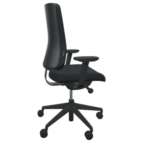 Si&egrave;ge synchrone ATILA ERGO tissu noir accotoirs 4D photo du produit