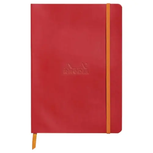 Carnet souple Rhodiarama Coquelicot - A5 - 5x5 - 160 pages - Rhodia photo du produit