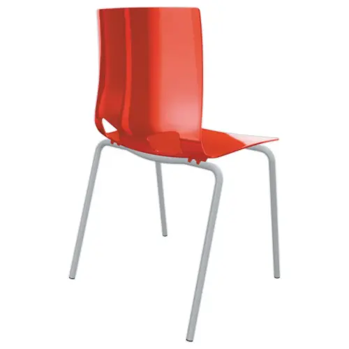 Chaise Design fondo - Rouge photo du produit