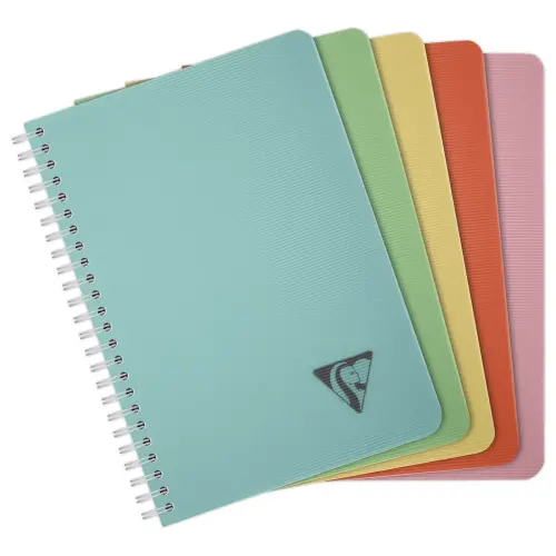 Cahier spirale - A5 - 180p - 5X5 - Clairefontaine photo du produit