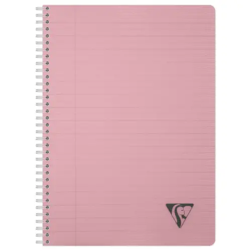 Cahier spirale - A4 - 180 pages - Lignes + marges - Clairefontaine photo du produit