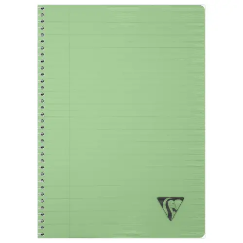 Cahier spirale - A4 - 180 pages - Lignes + marges - Clairefontaine photo du produit