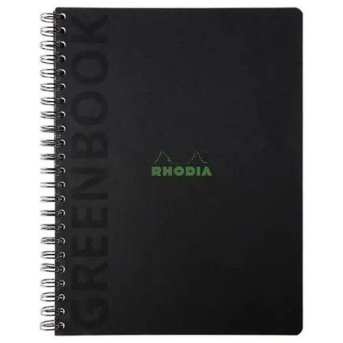 Cahier Greenbook rigide - A4+ - 5x5 - 160 pages - Rhodia photo du produit