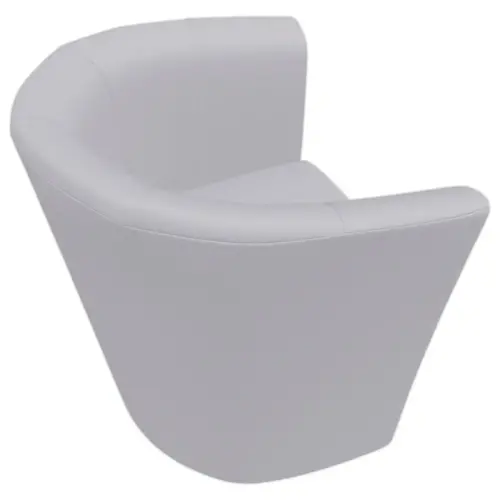 Siège simili cuir - Gris clair photo du produit