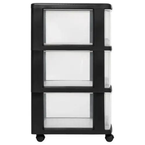 Tour de rangement - 3 X 20 L - Avec roues - Curver photo du produit