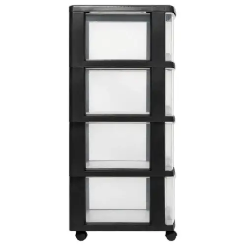 Tour de rangement - 4 X 20 L - Avec roues - Curver photo du produit