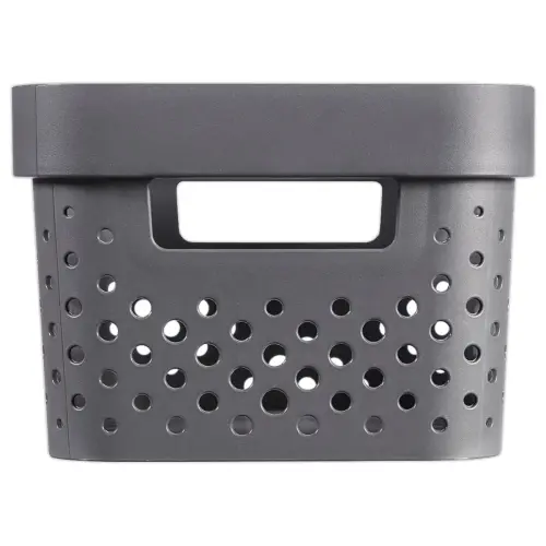 Panier de rangement Pixel 1.5L gris clair Sundis photo du produit