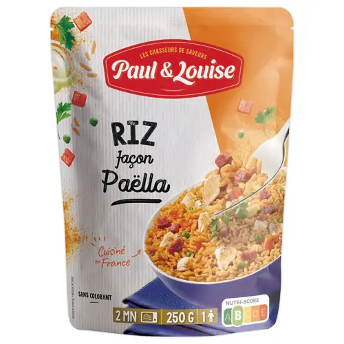 Plat cuisin&eacute; Riz pa&euml;lla - 250 g - PAUL & LOUISE photo du produit
