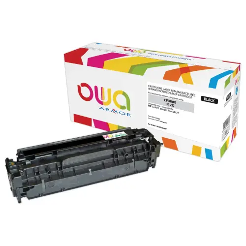 Toner &eacute;q. HP CF380X - Haute capacit&eacute; - Noir - OWA photo du produit