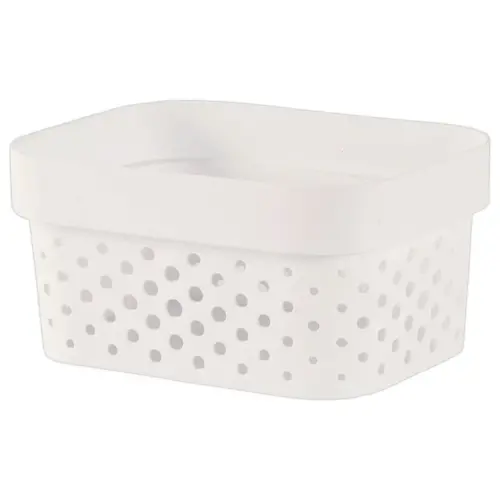 Panier de rangement Pixel 1.5L blanc Sundis photo du produit