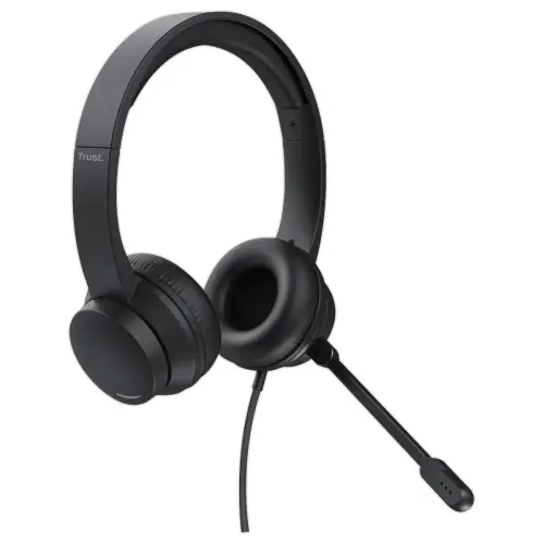 Casque-Micro USB Confortable - Noir - Trust photo du produit