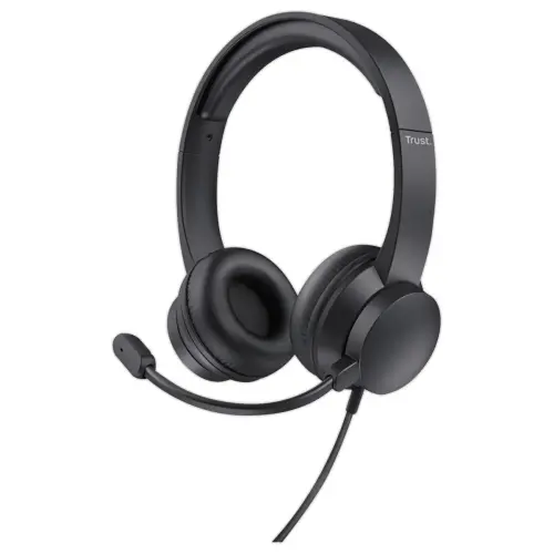 Casque-Micro USB Confortable - Noir - Trust photo du produit