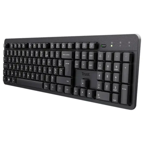 Clavier Sans Fil Ody II - Silencieux Touches Flottantes - Noir - Trust photo du produit