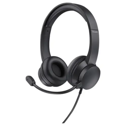 Casque Micro AYDA Léger & Confortable - Noir - Trust photo du produit