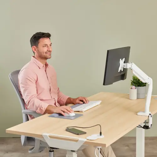 Prise encastrable Power Spot - USB-A & USB-C - Blanc - Fellowes photo du produit