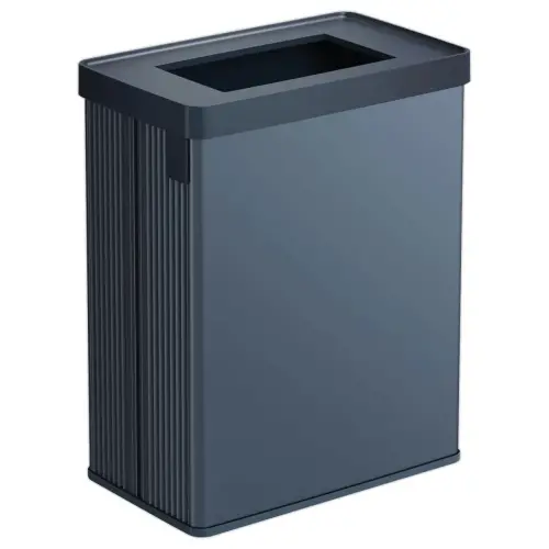 Poubelle de Recyclage Grande Capacit&eacute; Verto 54L - Moderne - Noir - Curver photo du produit