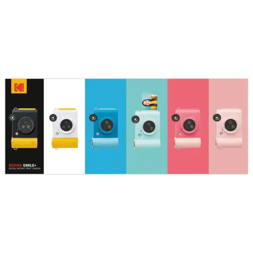 Appareil Photo Instantan&eacute; Kodaksmile+ Blanc avec Stabilisateur - Kodak photo du produit