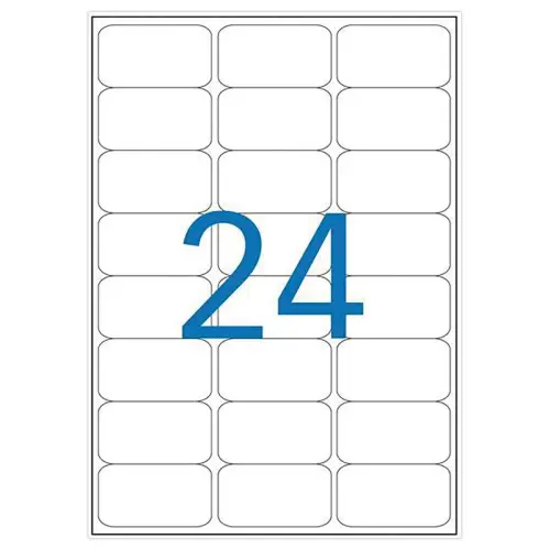 100 Bo&icirc;tes 2400 Etiquettes Multi-Usage 63,3x33,9 - Agipa photo du produit