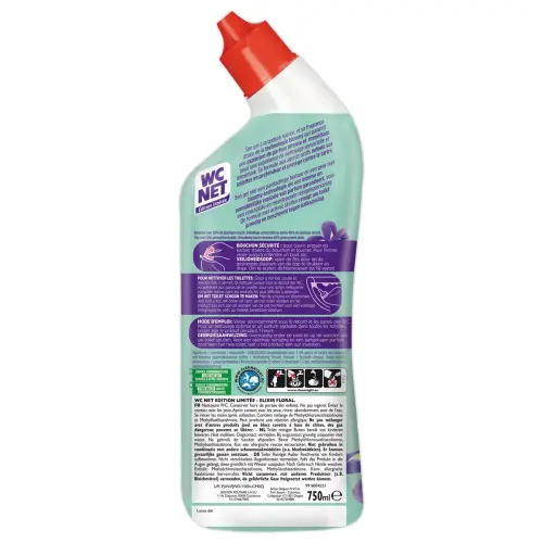 Gel WC Nettoyant Parfum&eacute; Elixir Floral - Explosion Sensorielle - WC Net photo du produit