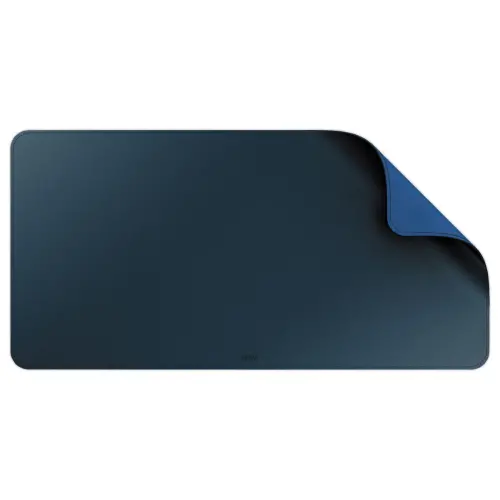 Grand sous-main tapis de bureau - Bleu fonc&eacute; photo du produit