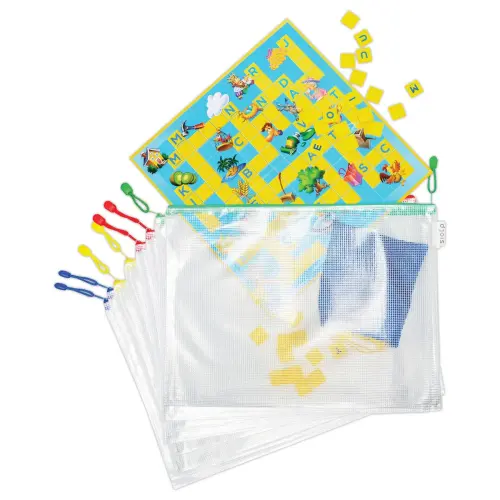 8 Pochettes Zipper A3 - Djois photo du produit