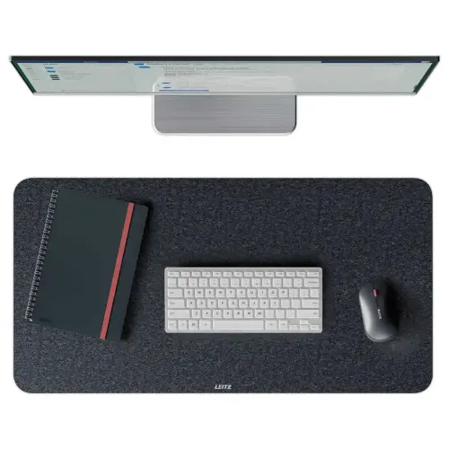 Grand sous-main tapis de bureau - gris photo du produit