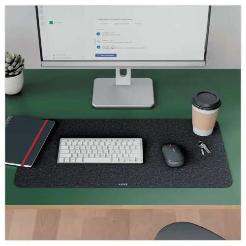 Grand sous-main tapis de bureau - gris photo du produit