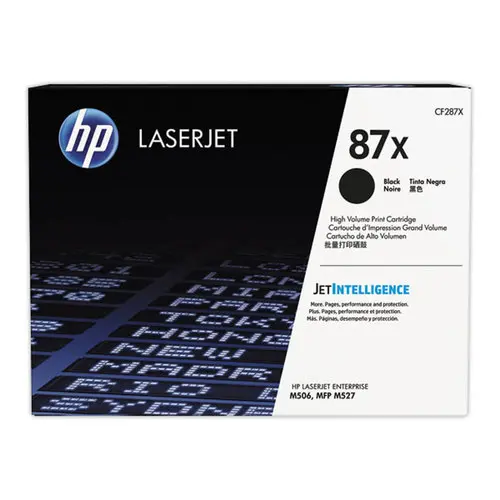 HP 87X CF287X toner noir Grande capacité photo du produit