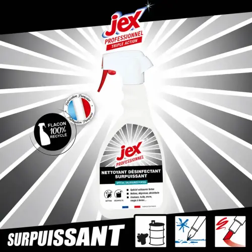 Spray nettoyant surpuissant - 500 ml - Jex Pro photo du produit